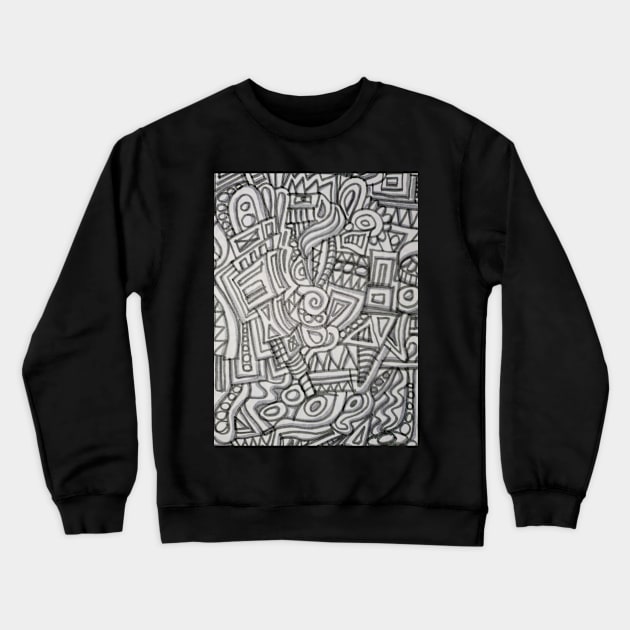 Abstract 3 Crewneck Sweatshirt by BondonArt